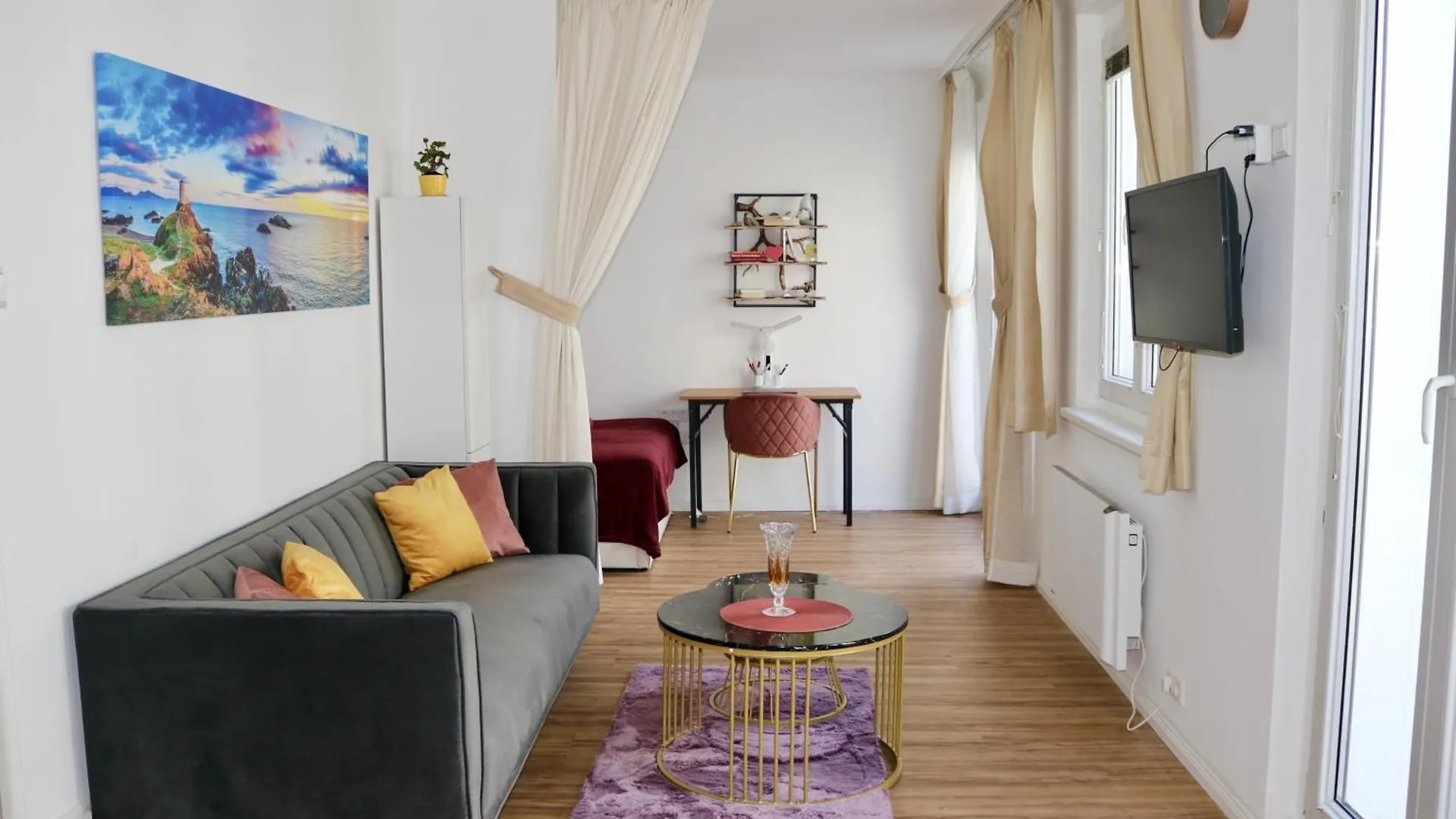 New City Terrace Apartment And Open Kitchen Wien